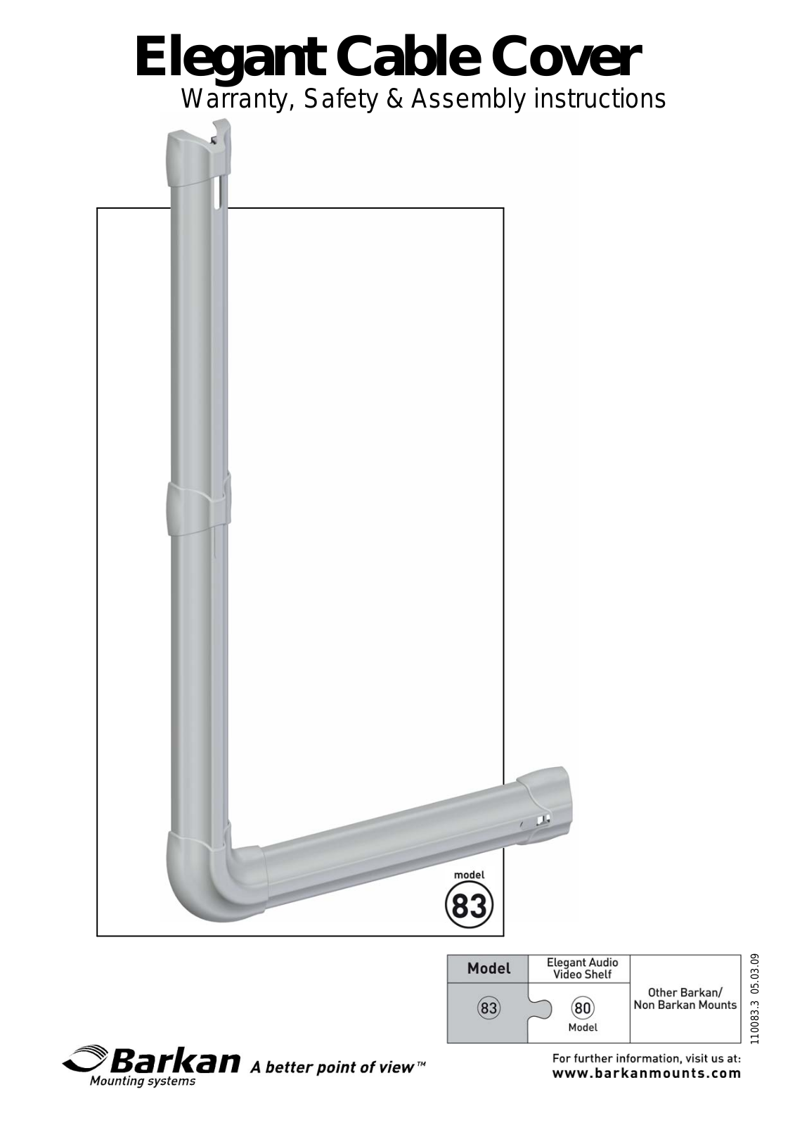 Barkan Mounting 83 User Manual - ManualMachine.com