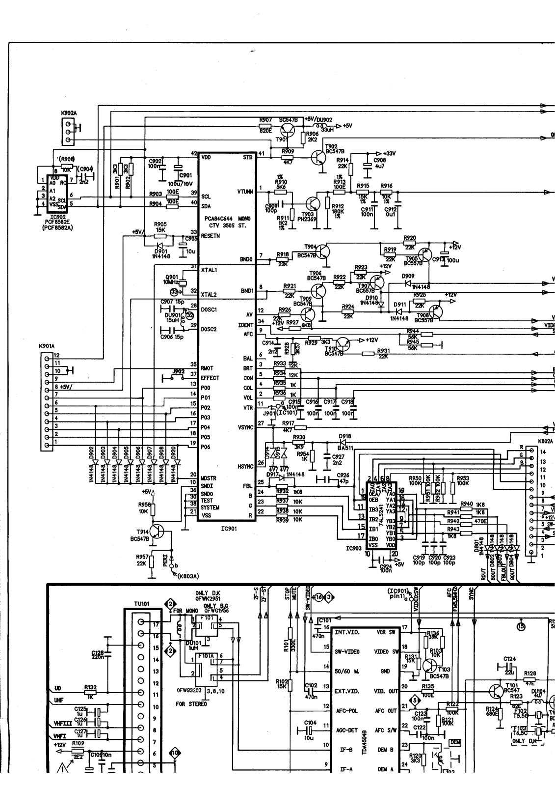 Gorenje G4 Schematic