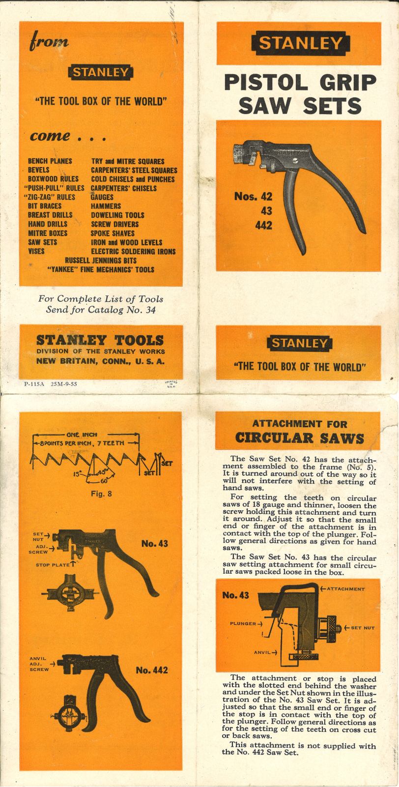 Stanley 42, 442, 43 User Manual