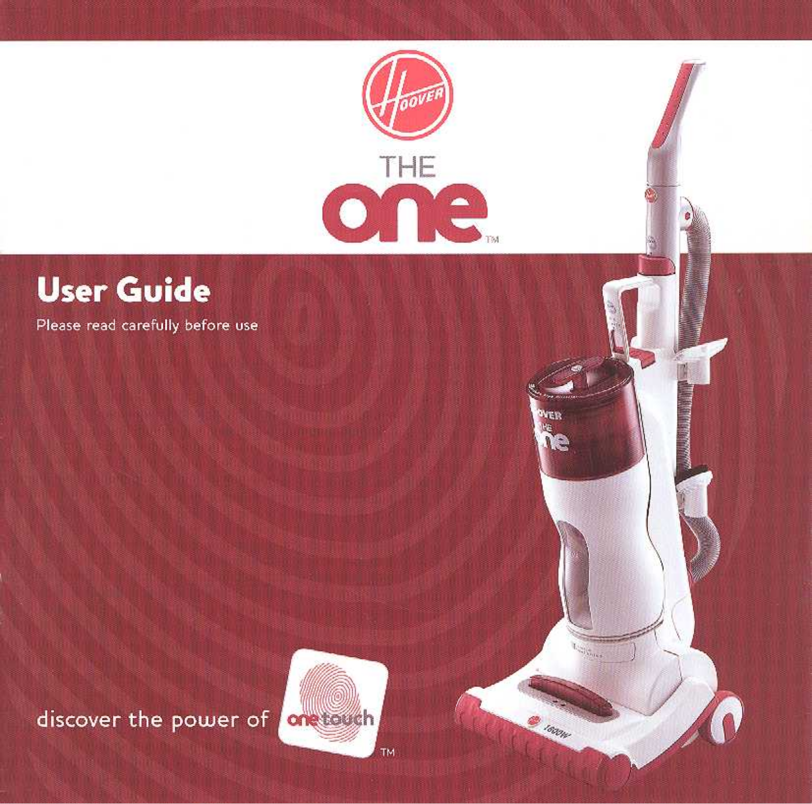 Hoover THE ONE User Manual