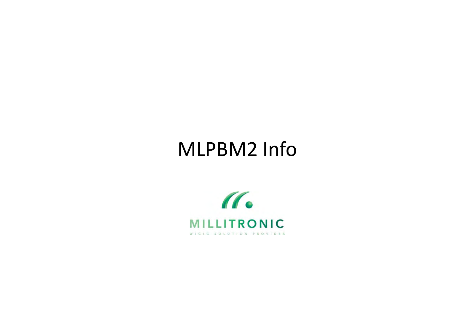 Millitronic 2019M2 User Manual