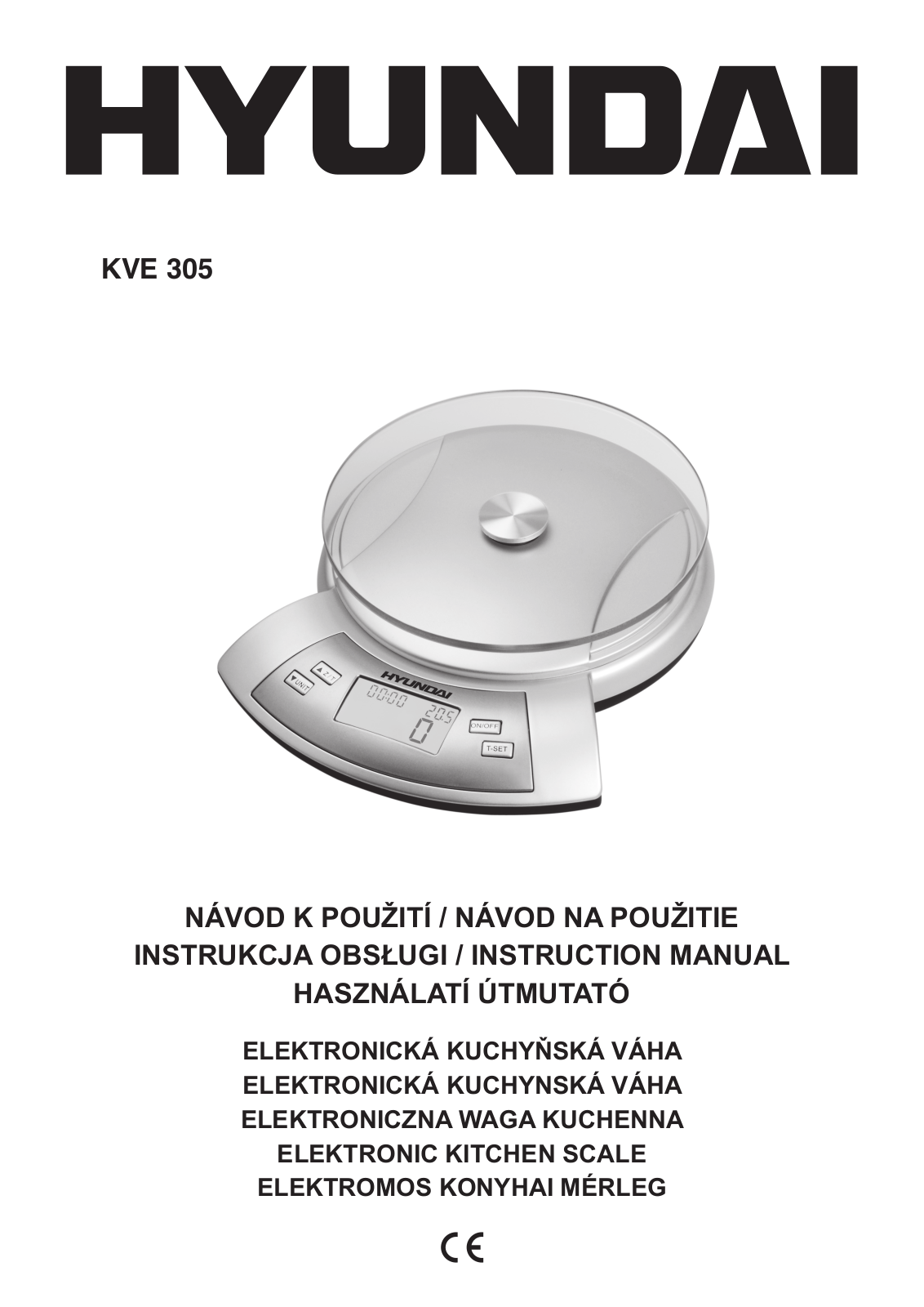 Hyundai KVE 305 User Manual