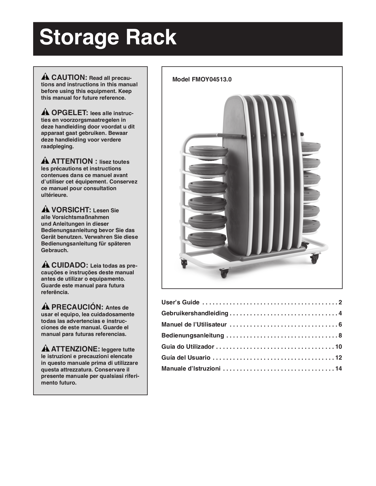 FreeMotion FMOY045130 Quick Start Manual