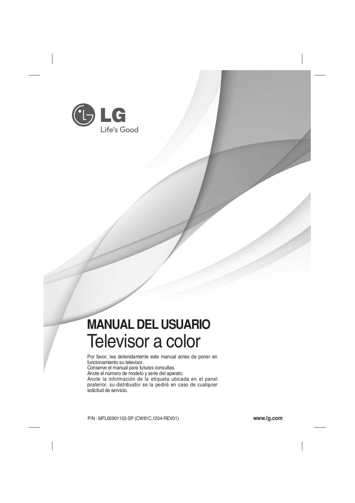 LG 21FU9RD, 21FJ8RD Owner's Manual