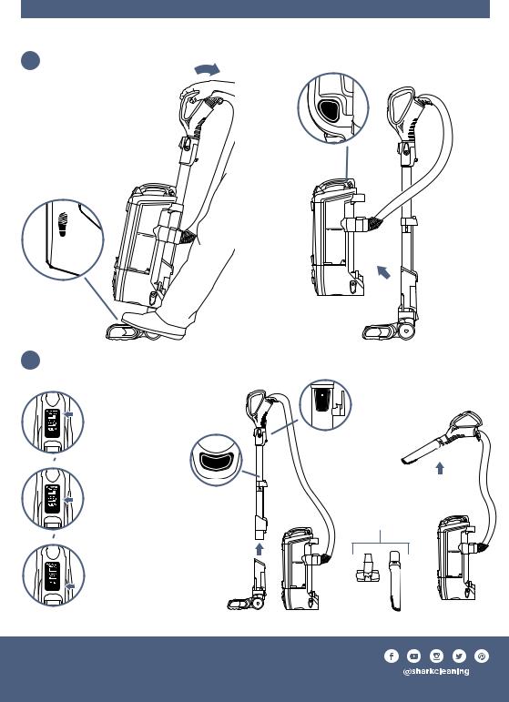 Shark Rotator Vacuum Quick Start Guide