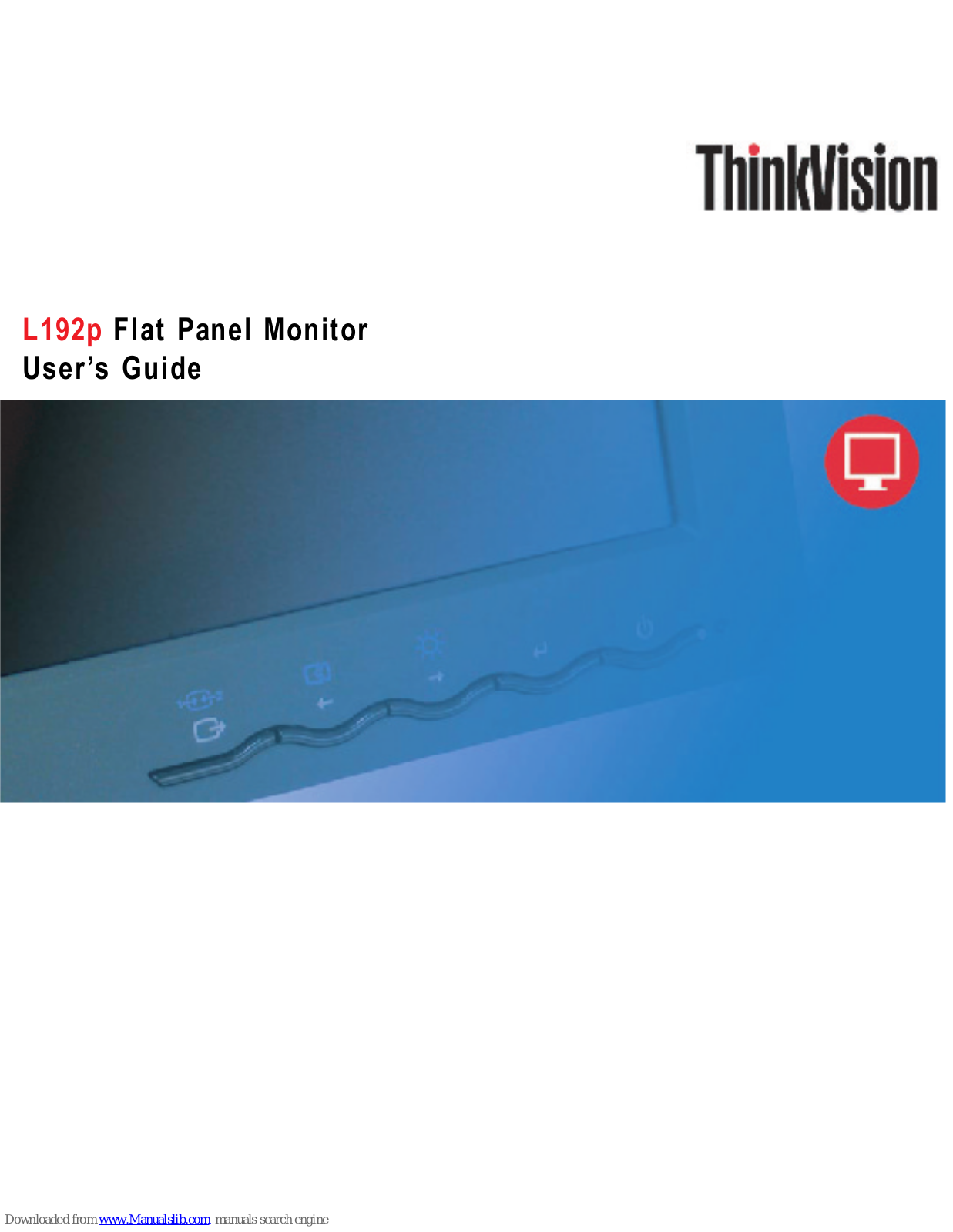 Lenovo 9419HB2, 9419HC2, ThinkVision L192p User Manual