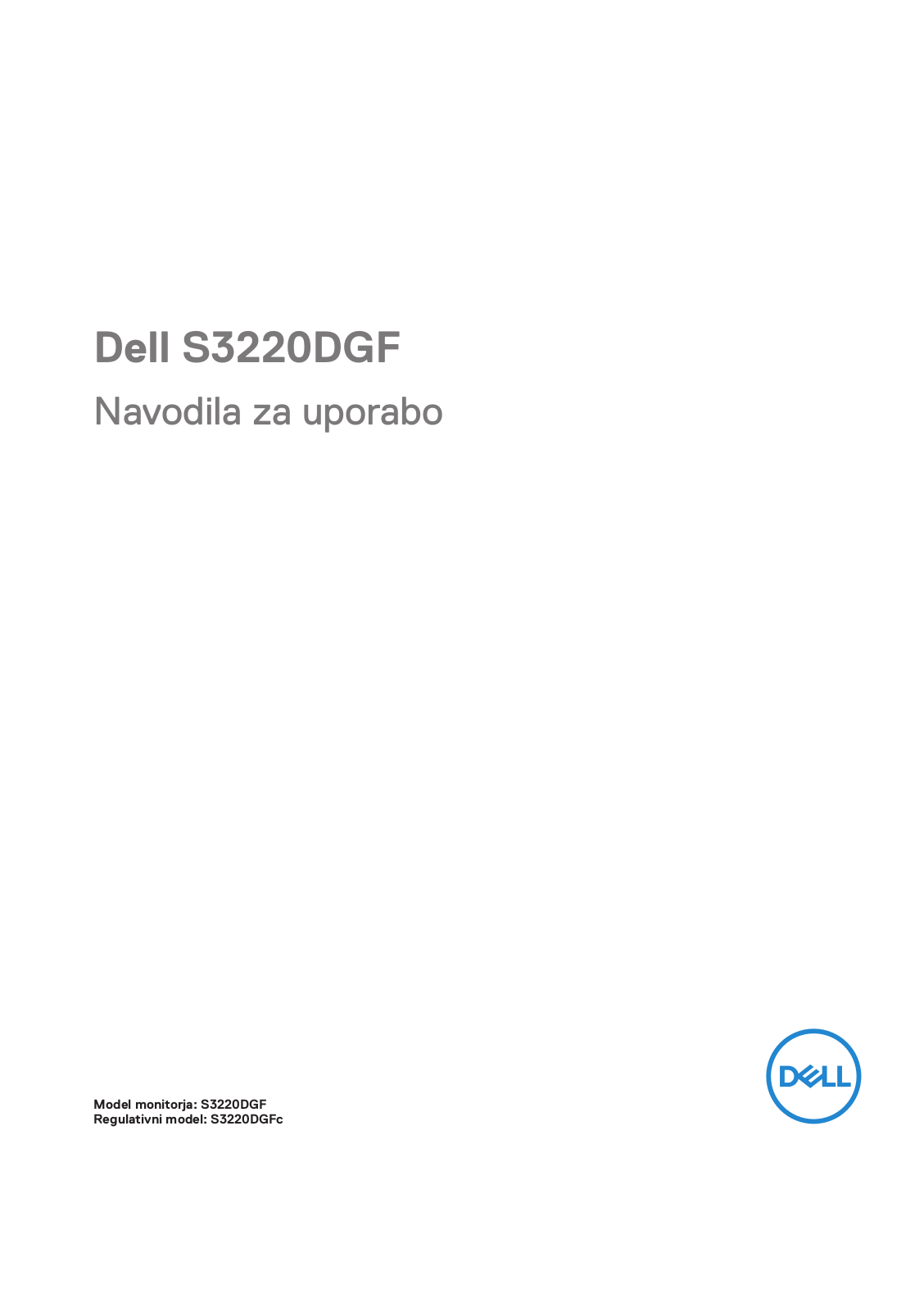 Dell S3220DGF User Manual