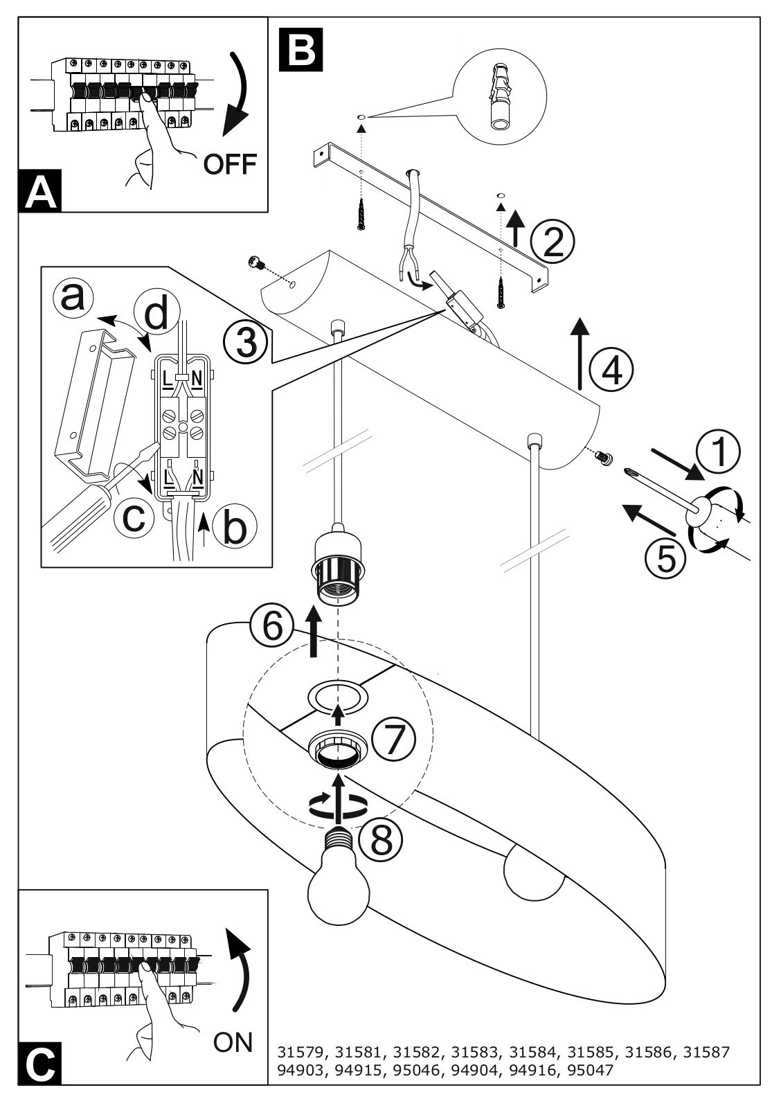 Eglo 31579 operation manual