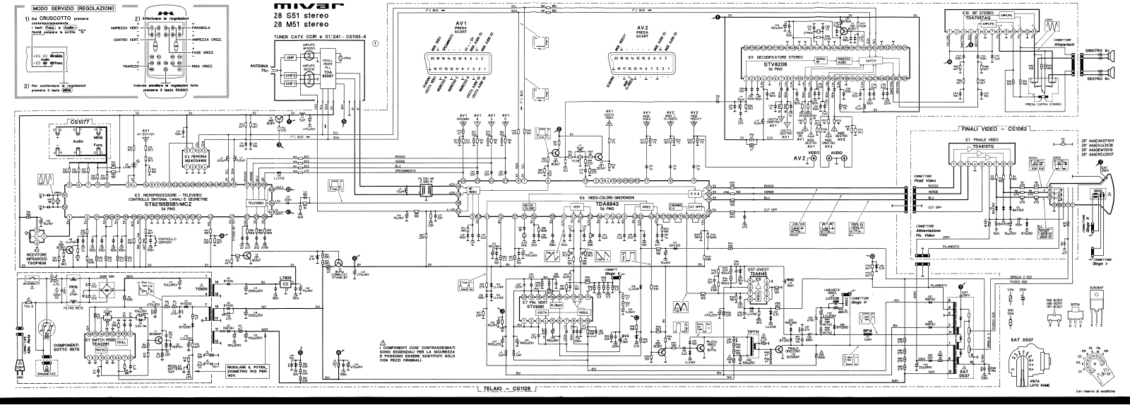 MIVAR 28M51, 28S51 Schematic