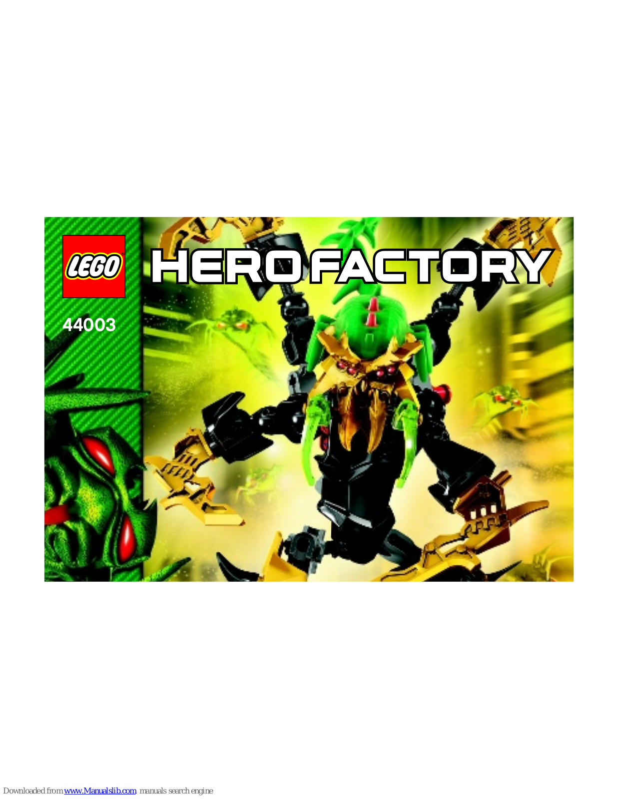 LEGO Hero Factory 44003, 31003 Creator, CiTY 60006 Instructions Manual