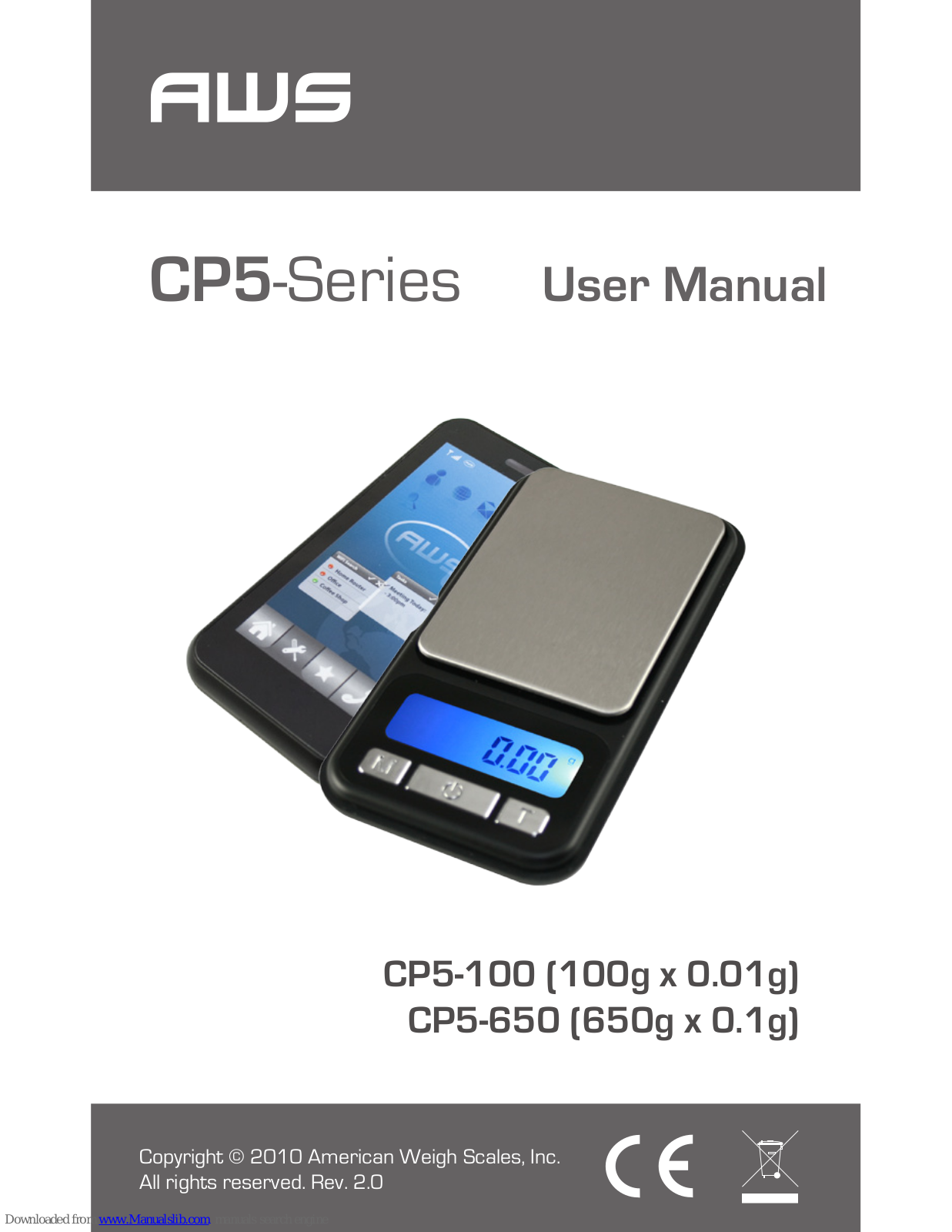 AWS CP5-100, CP5-650 User Manual - ManualMachine.com