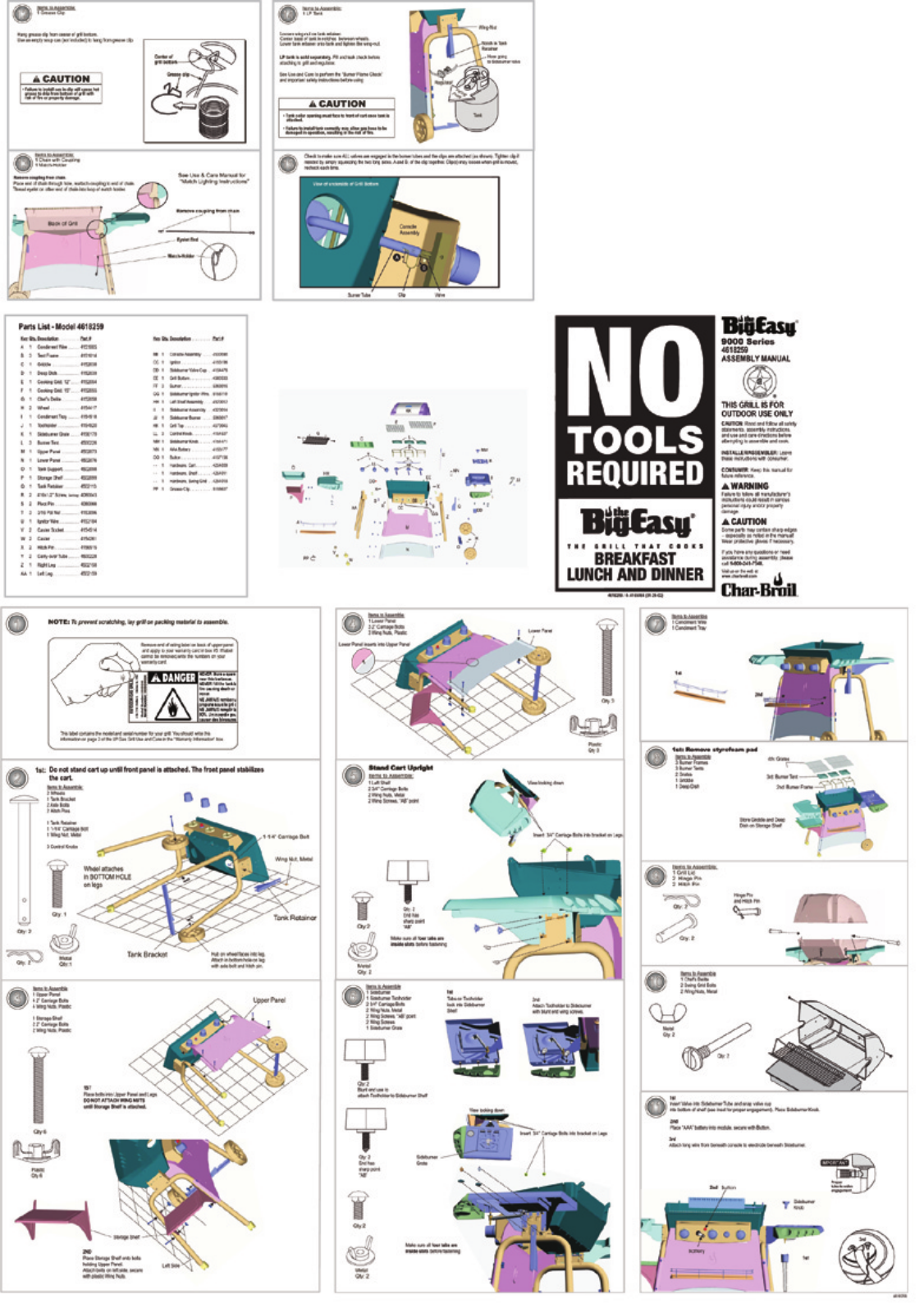 Charbroil 4618259 Owner's Manual