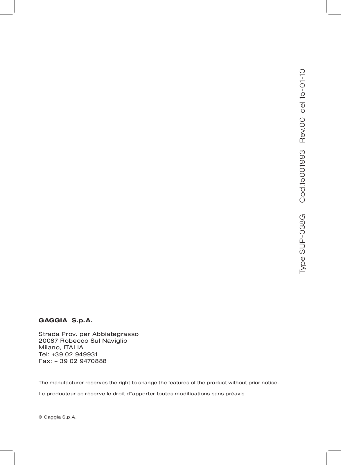 PHILIPS RI9702 User Manual