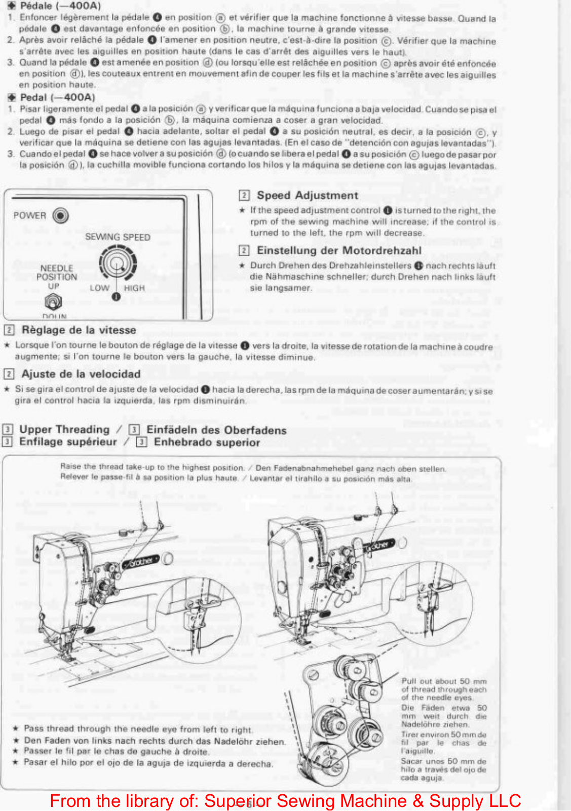 Brother LT2-B835 Threading Diagram