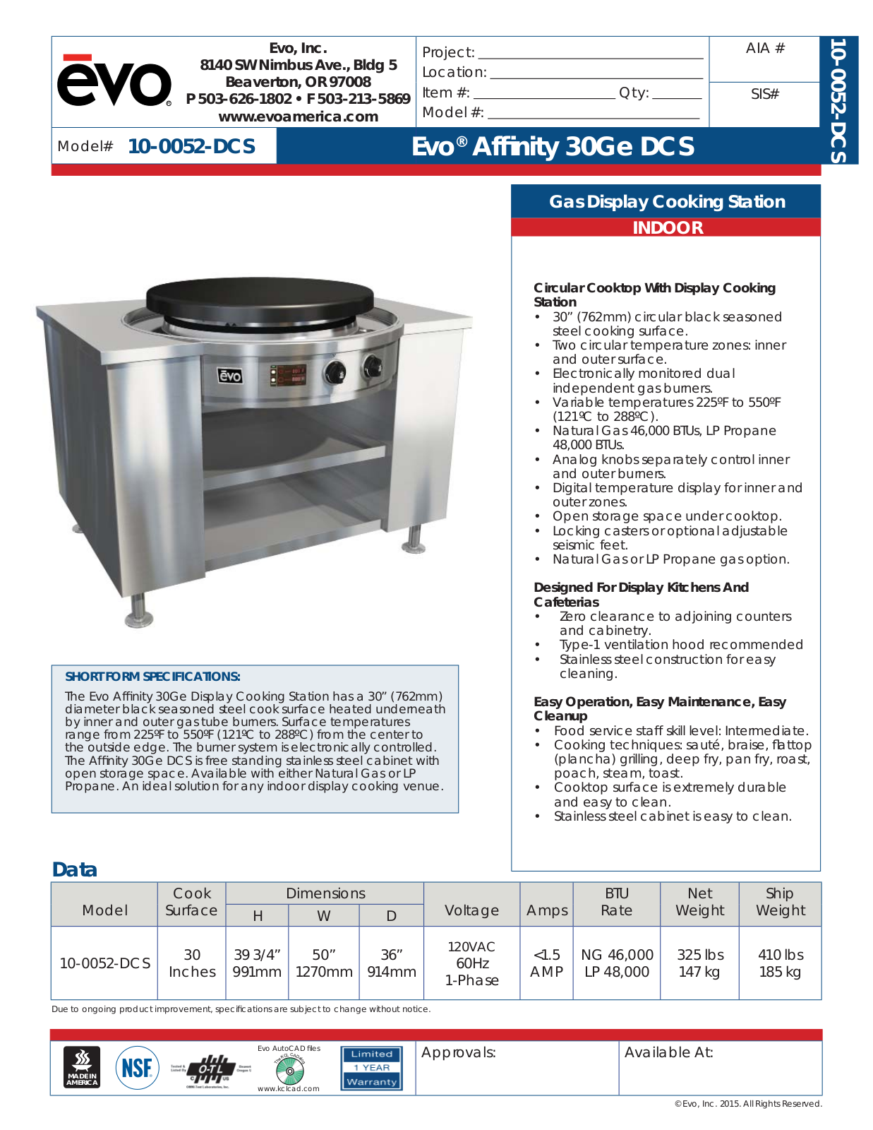 EVO 10-0052-DCS User Manual - ManualMachine.com