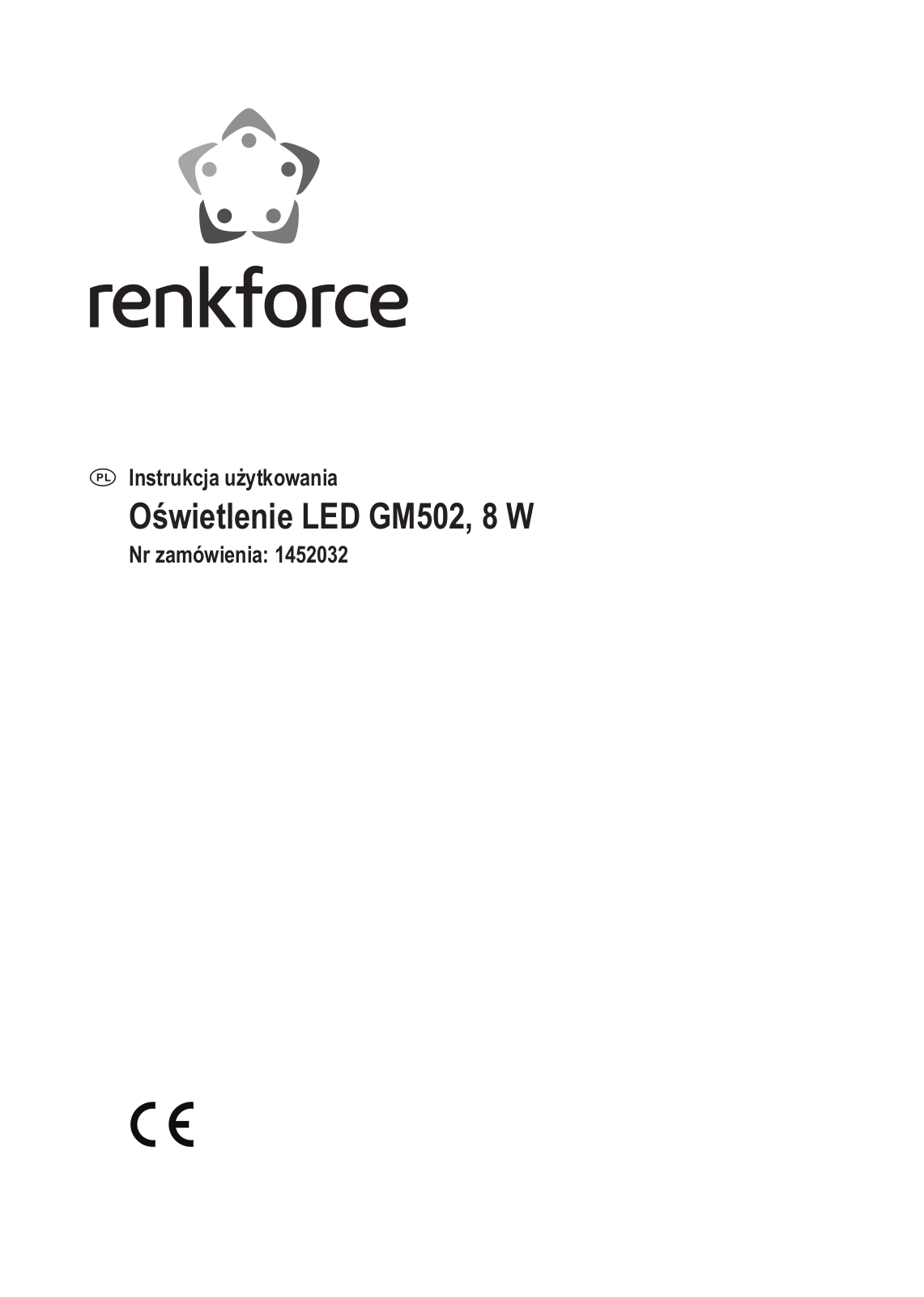 Renkforce LED GM502 Operating Instructions