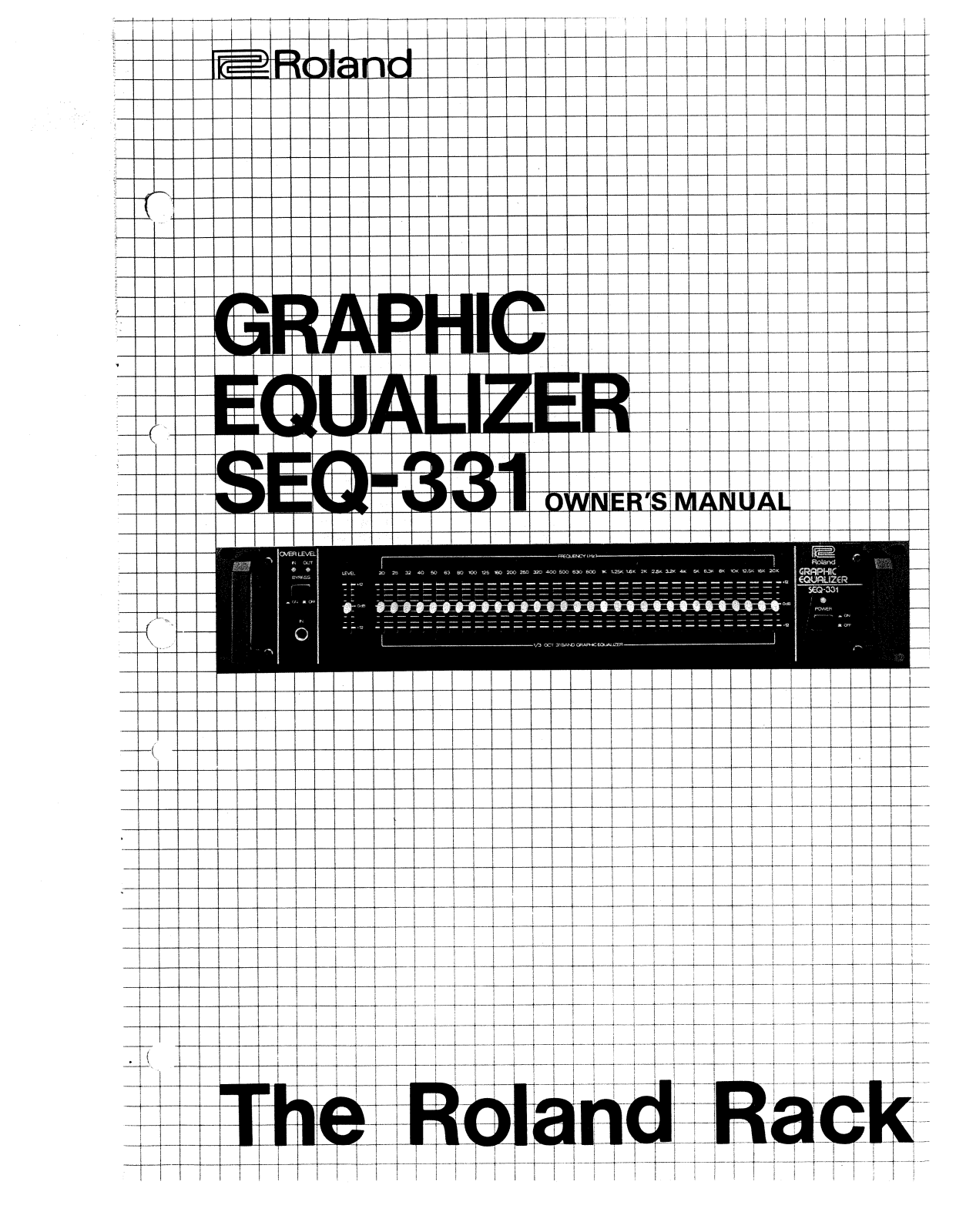 Roland Corporation SEQ-331 Owner's Manual