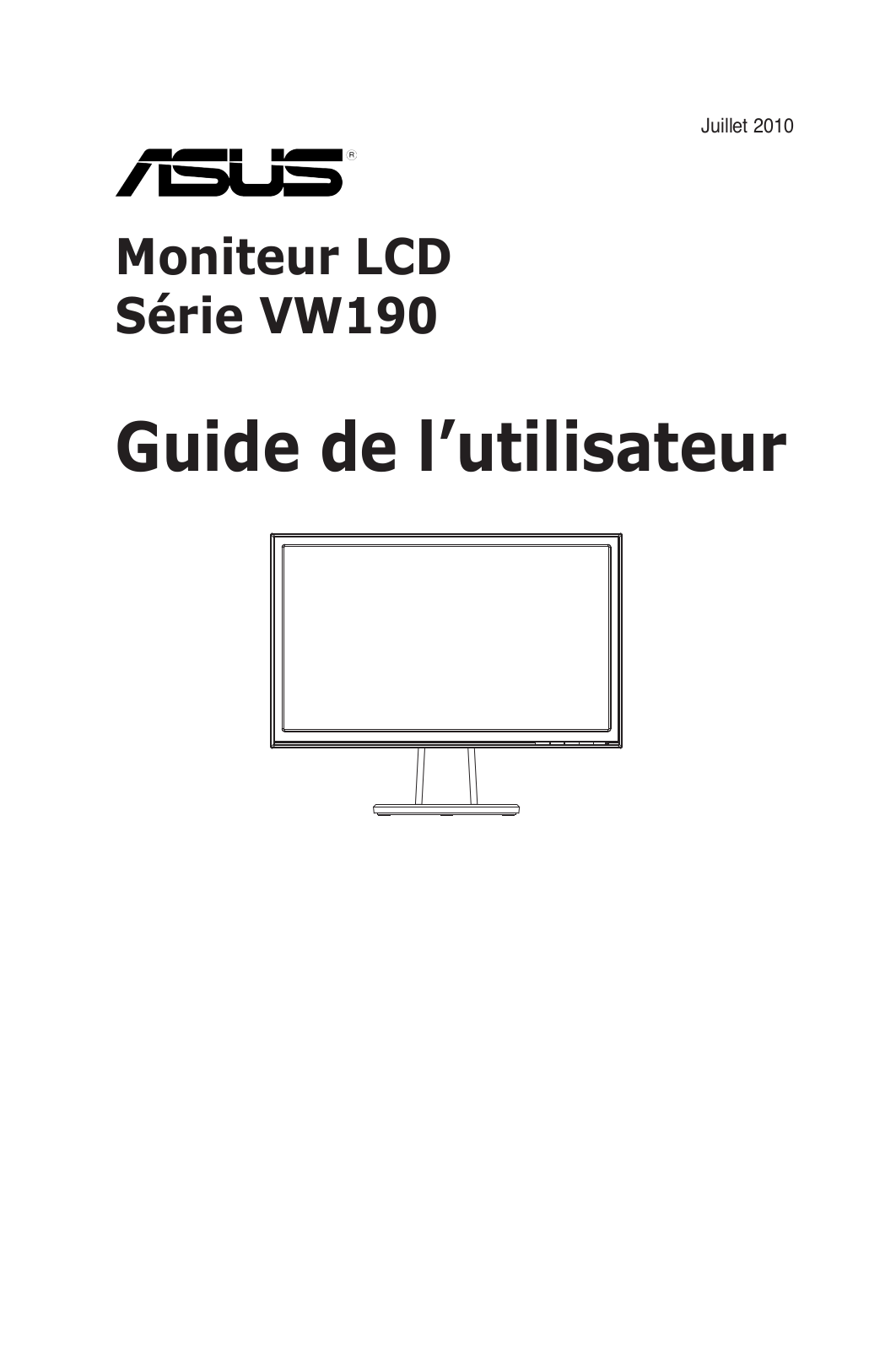 ASUS VW193DR User Manual