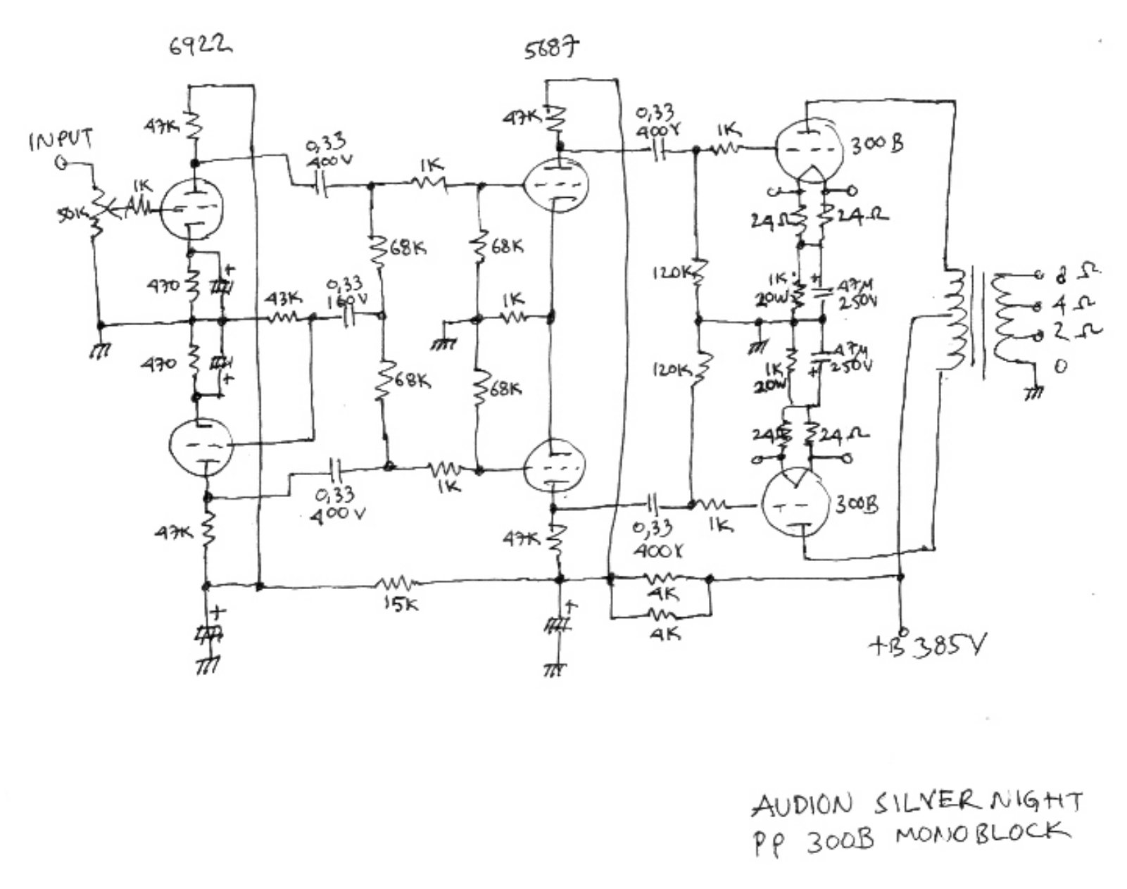 Audion Audion-Silvernight Schematic - ManualMachine.com