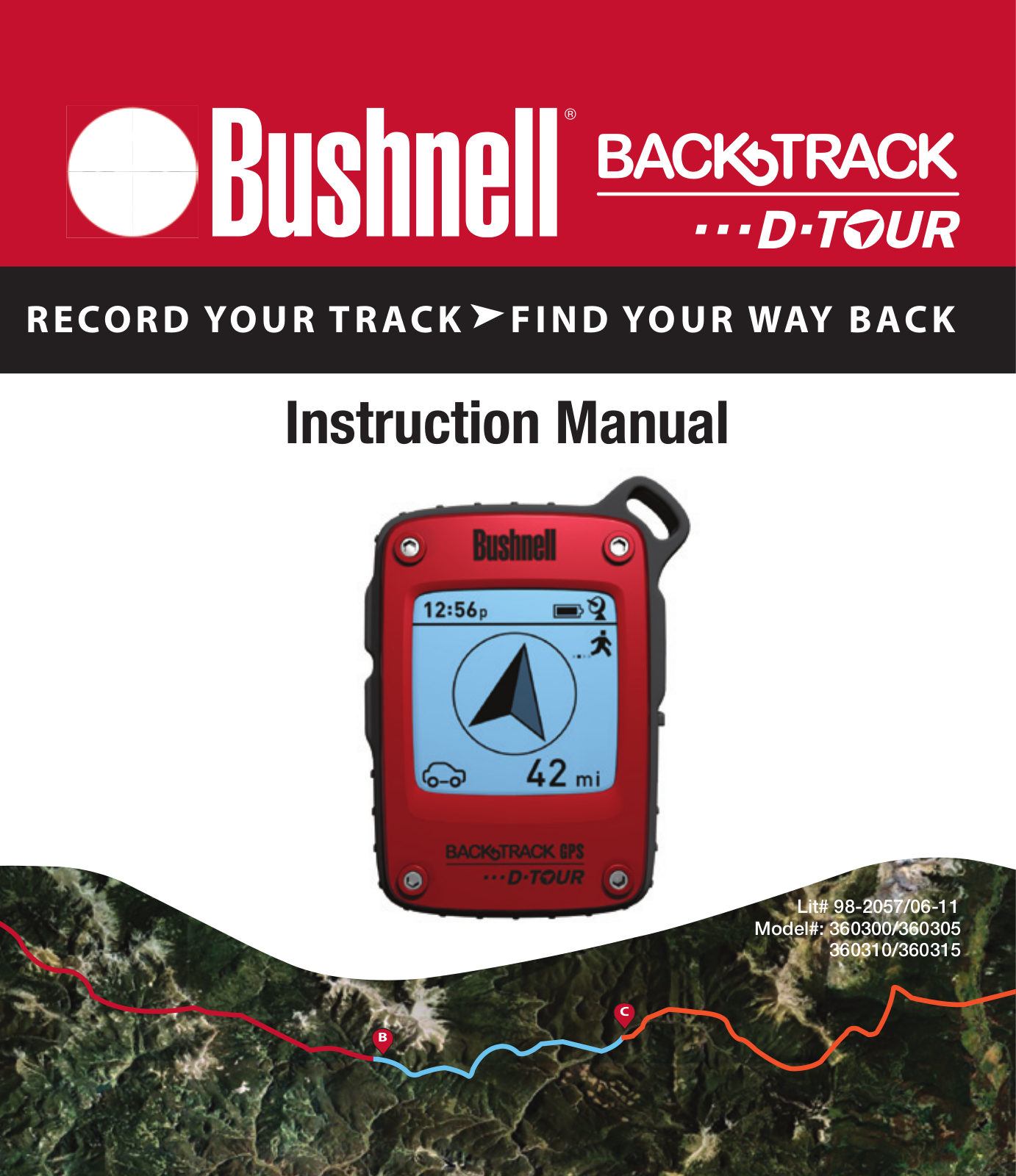 Bushnell BackTrack D-Tour Instruction Manual