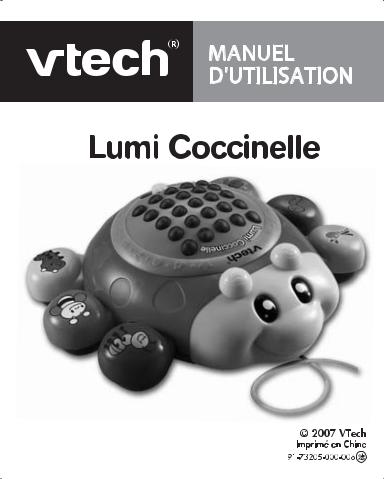 VTECH LUMI COCCINELLE User Manual