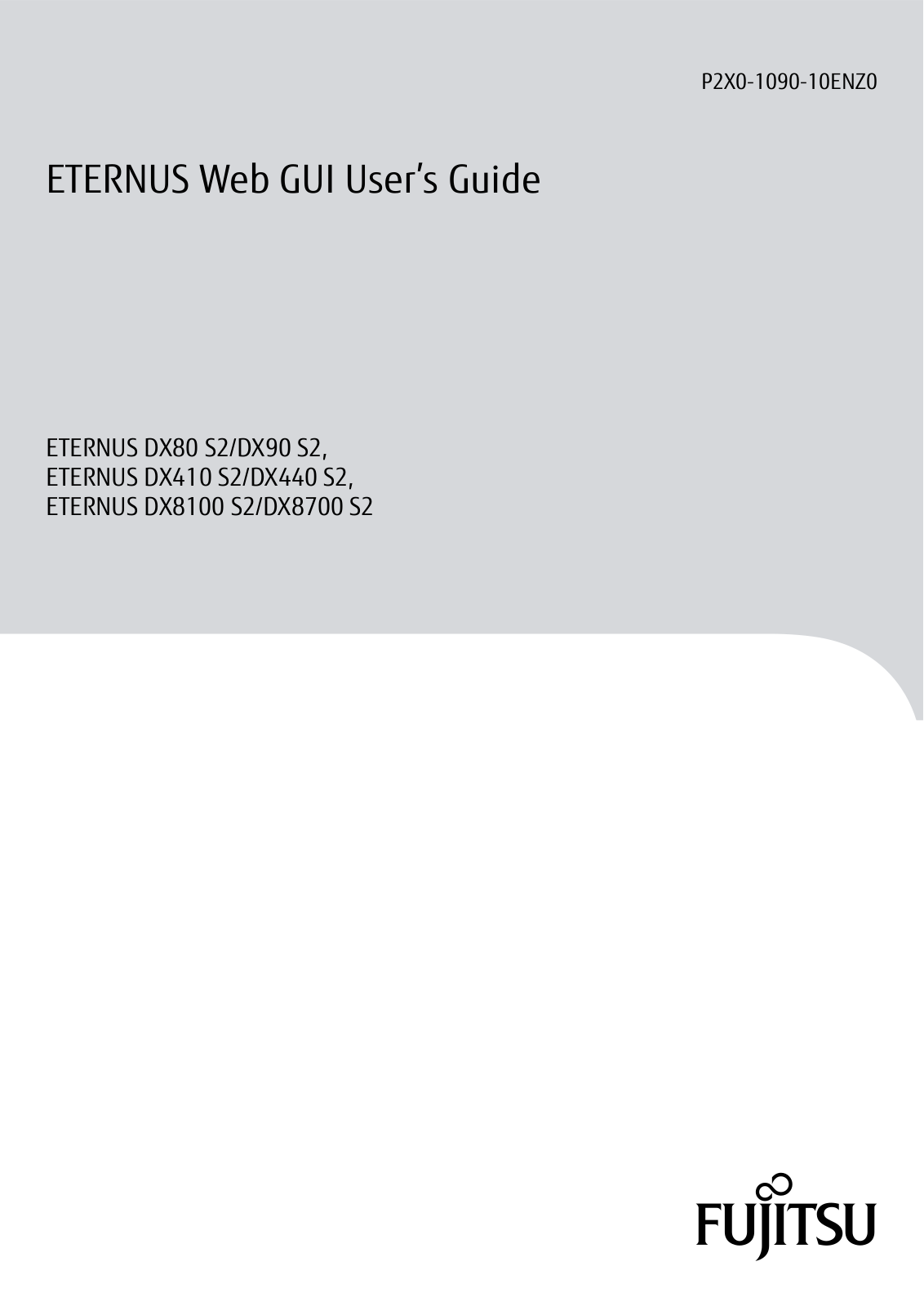 Fujitsu DX8100 S2, DX8700 S2, DX80 S2, DX440 S2, DX410 S2 User Manual