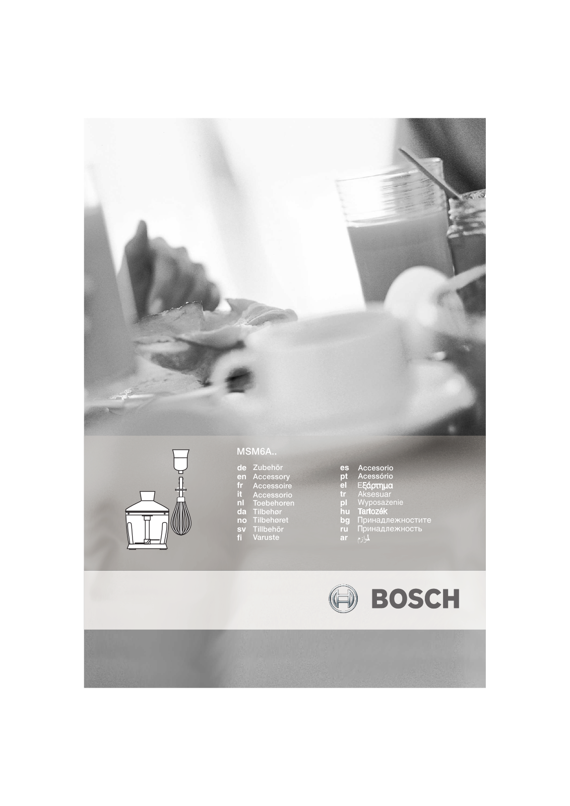 Bosch MSM 6A20 User Manual