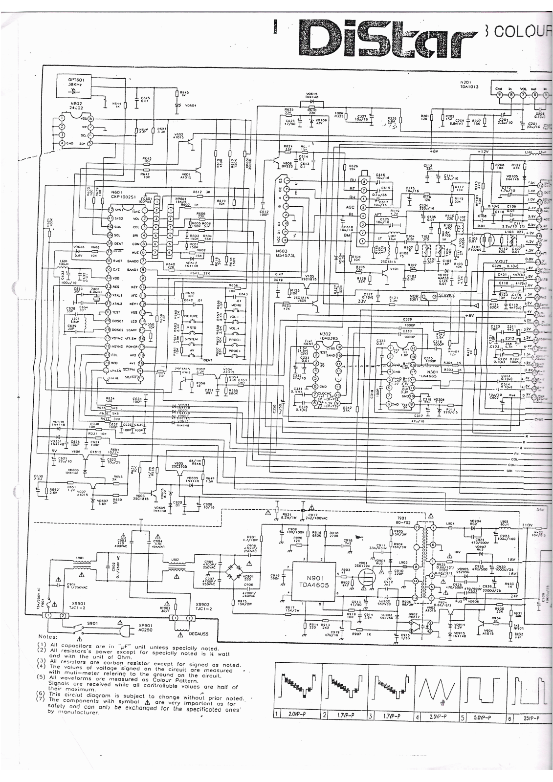 KONKA DT1444MNM NTSC Schematic