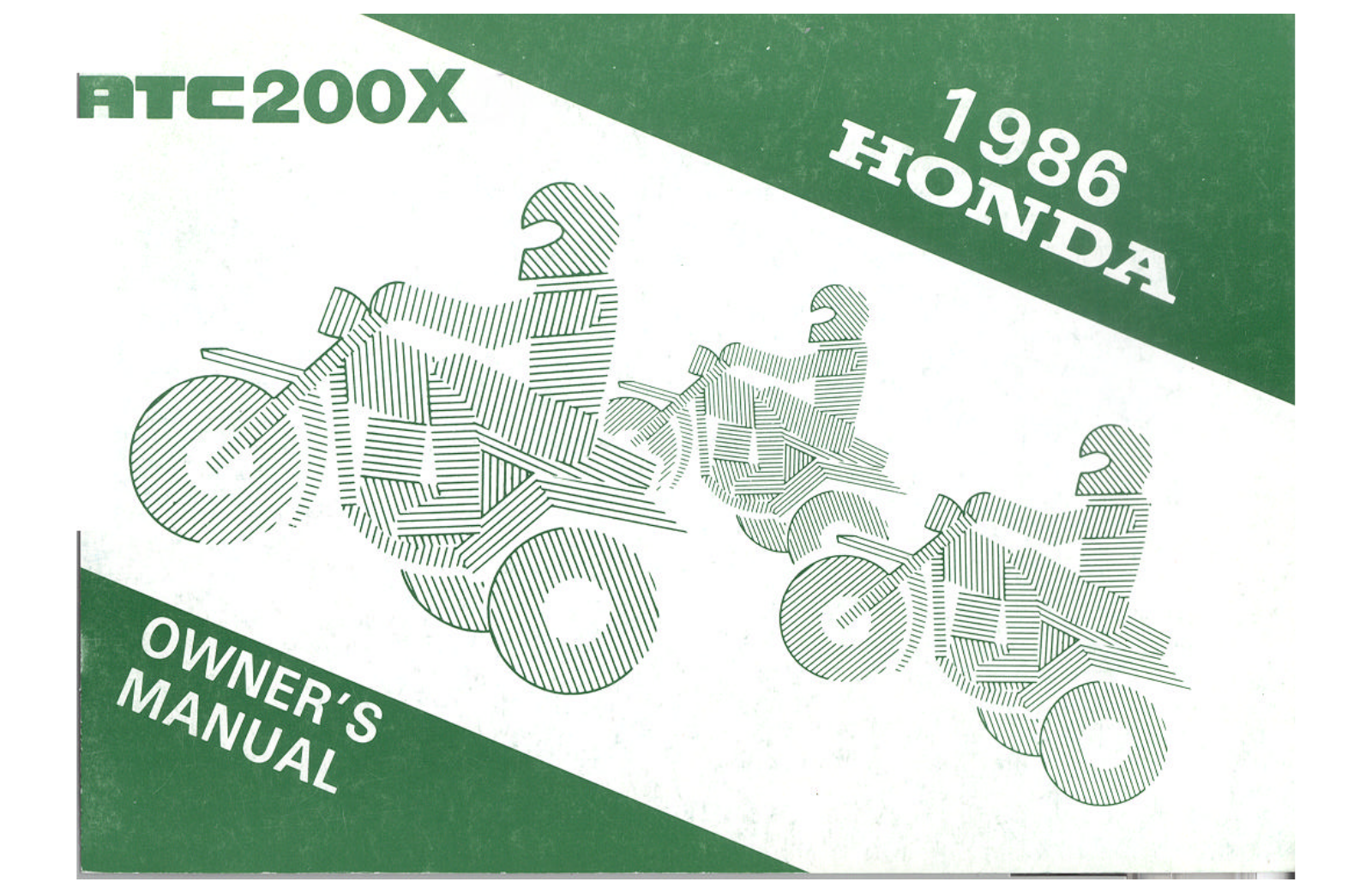 Honda ATC20001 1986 Owner's Manual