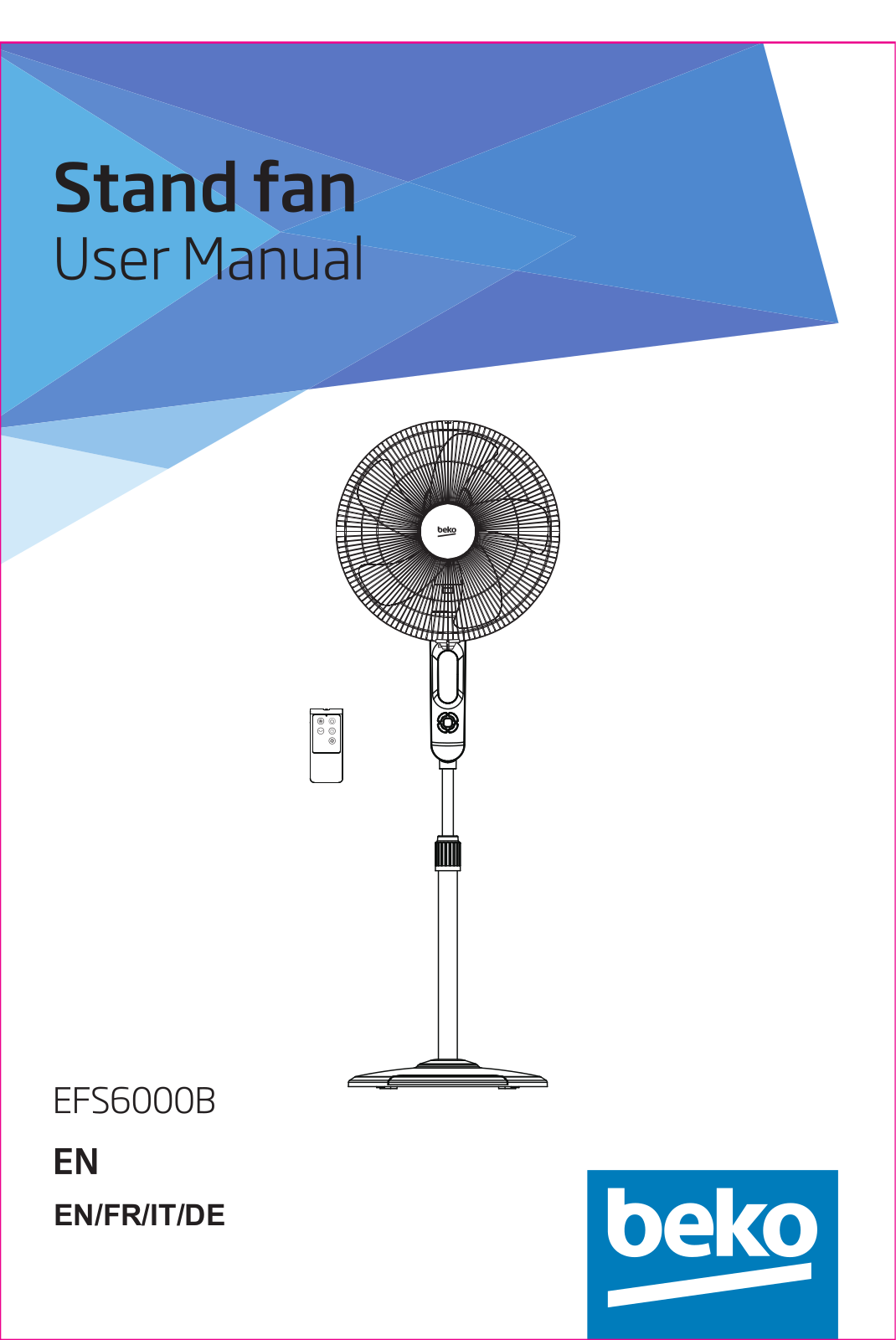 Beko EFS6000B User manual