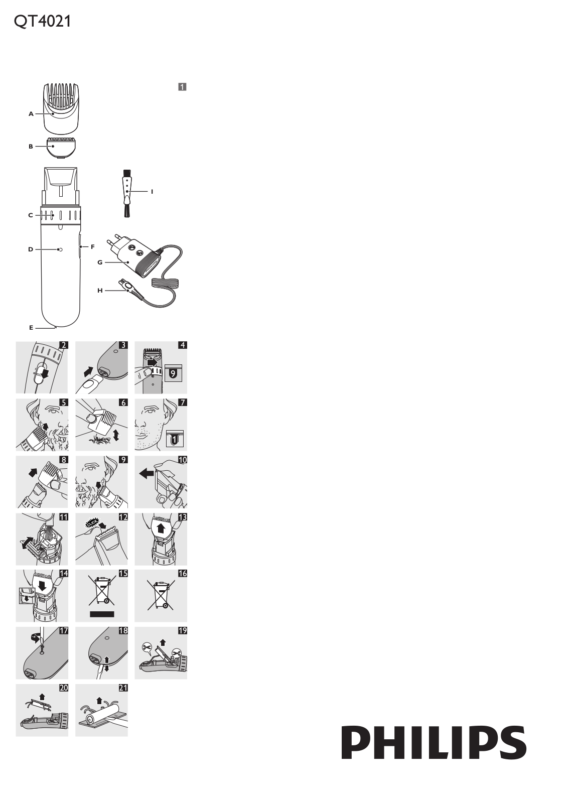 Philips QT 4021/50 User Manual