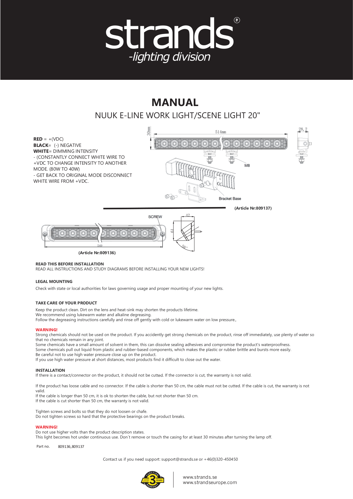 Strands 809137 User guide - ManualMachine.com