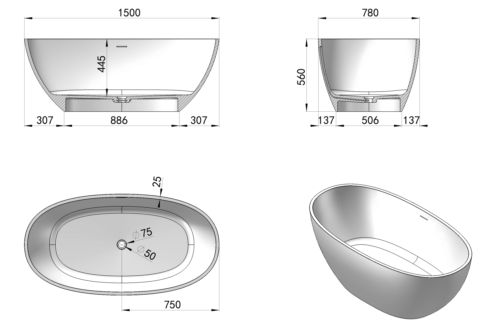 Pensen PNSE1003 Dimensions - ManualMachine.com