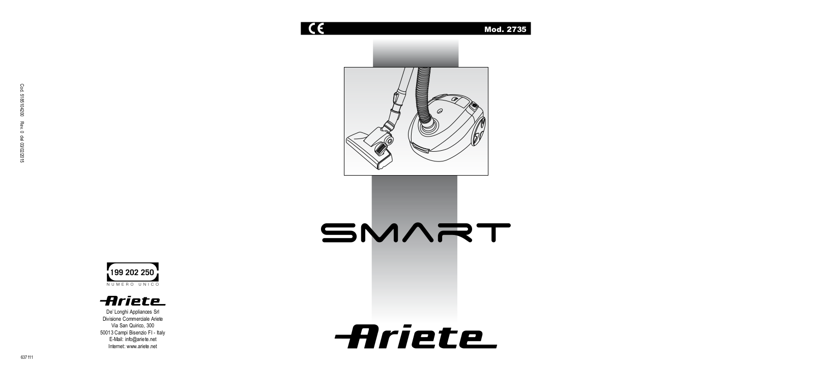 Ariete 2735 User Manual