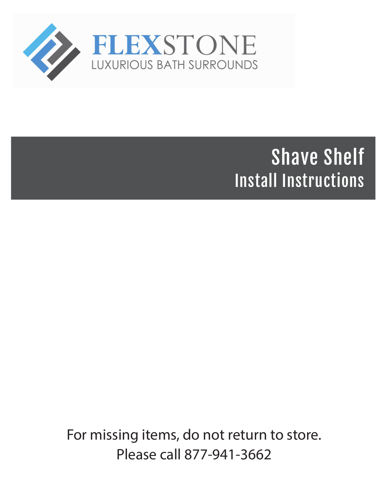 FlexStone FLTT1085 Installation & Assembly - ManualMachine.com