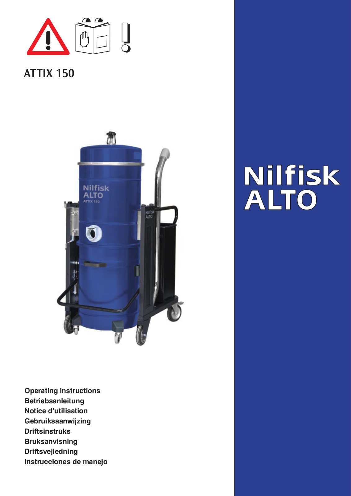 Nilfisk ATTIX 150 User Manual