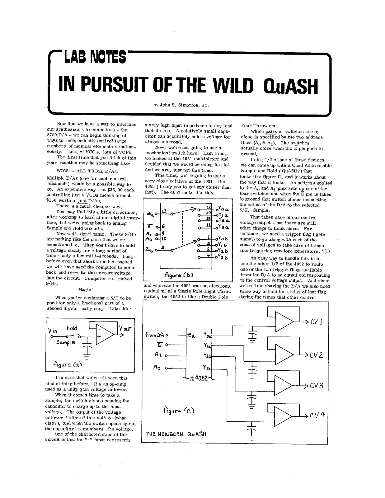 PAiA Electronics 8780 User's Manual