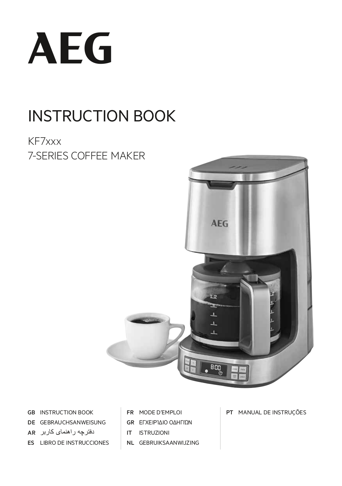 AEG KF 7800 User Manual