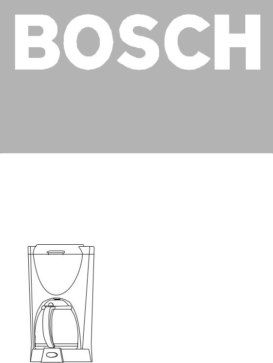 Bosch TKA280, 283UC User Manual