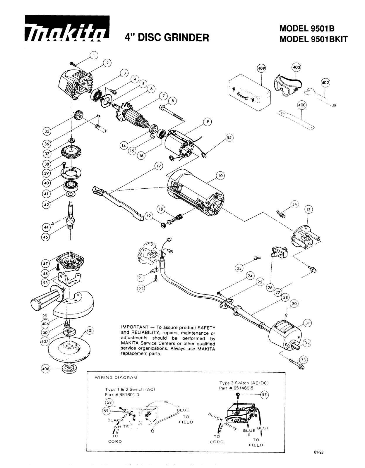 Makita 9501BKIT User Manual - ManualMachine.com