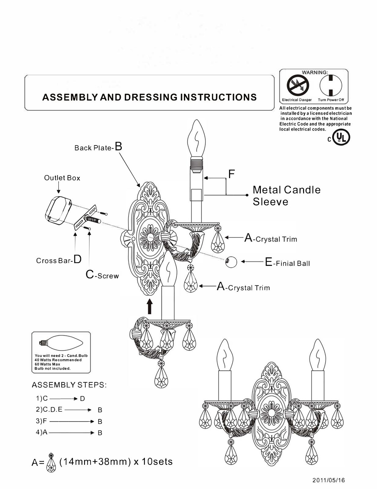 Gemma Violet VVRO6823 Installation & Assembly - ManualMachine.com