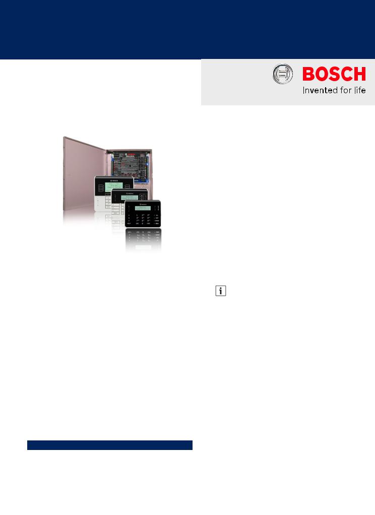 Bosch GV4-ROM-KEY Specsheet