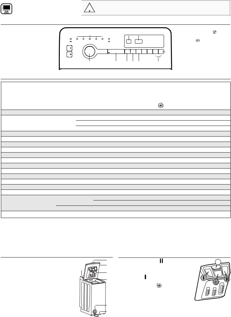 WHIRLPOOL TDLR 6241BS FN/N Daily Reference Guide