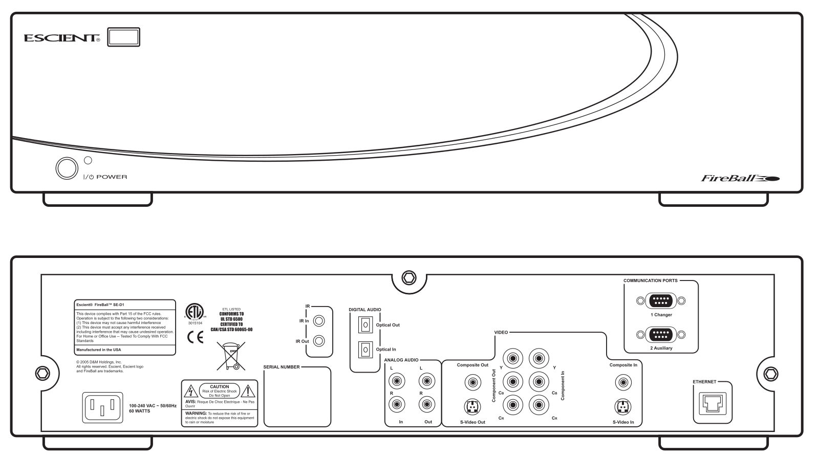 Escient Fireball SED-1 Owners manual