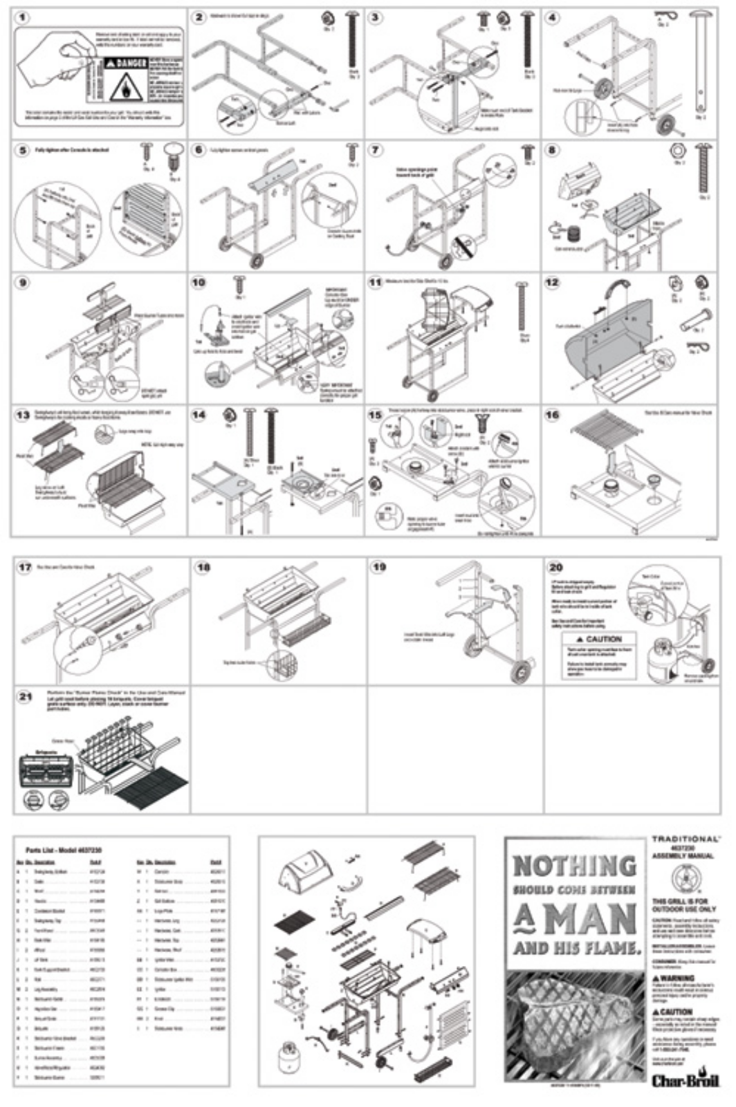 Charbroil 4637230 Owner's Manual