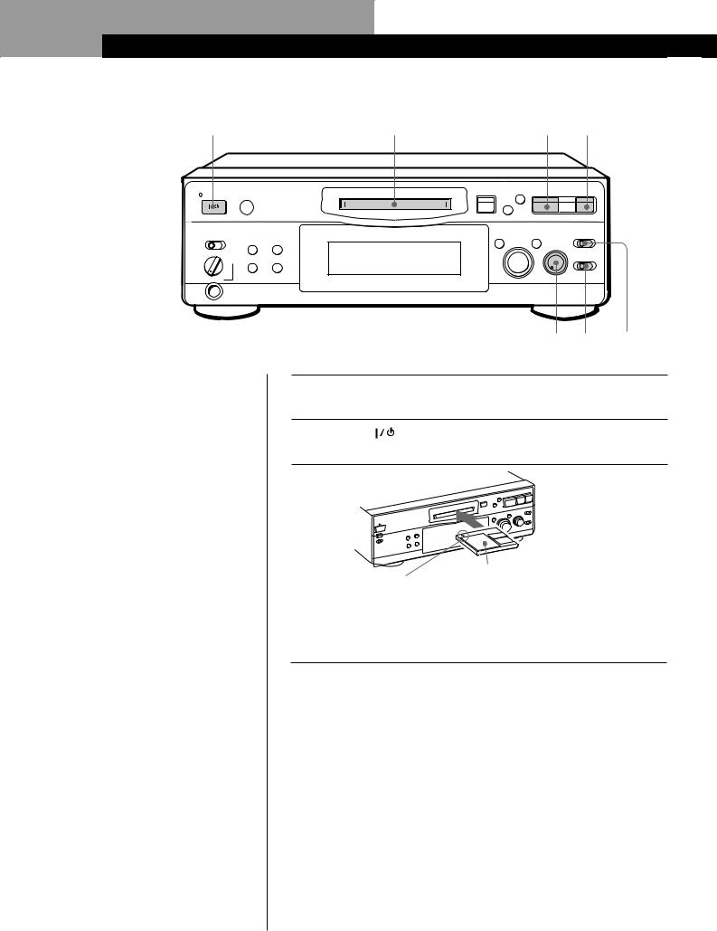 Sony MDS-S707 User Manual