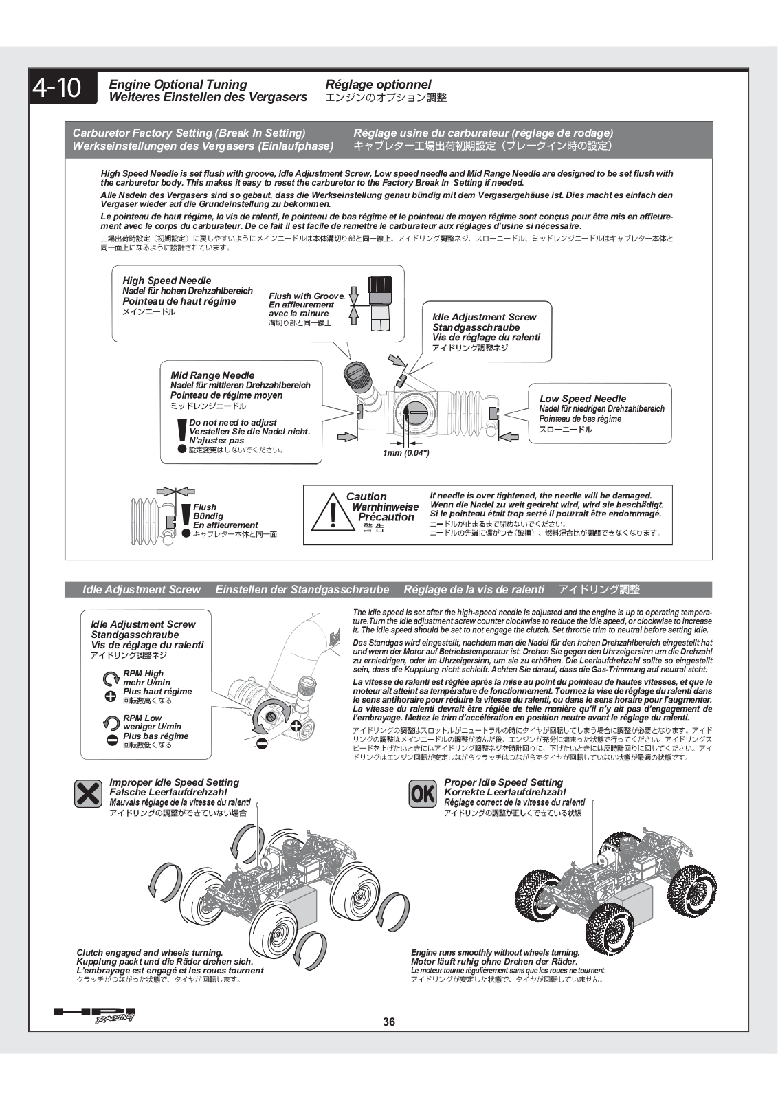 HPI SAVAGE XL User Manual