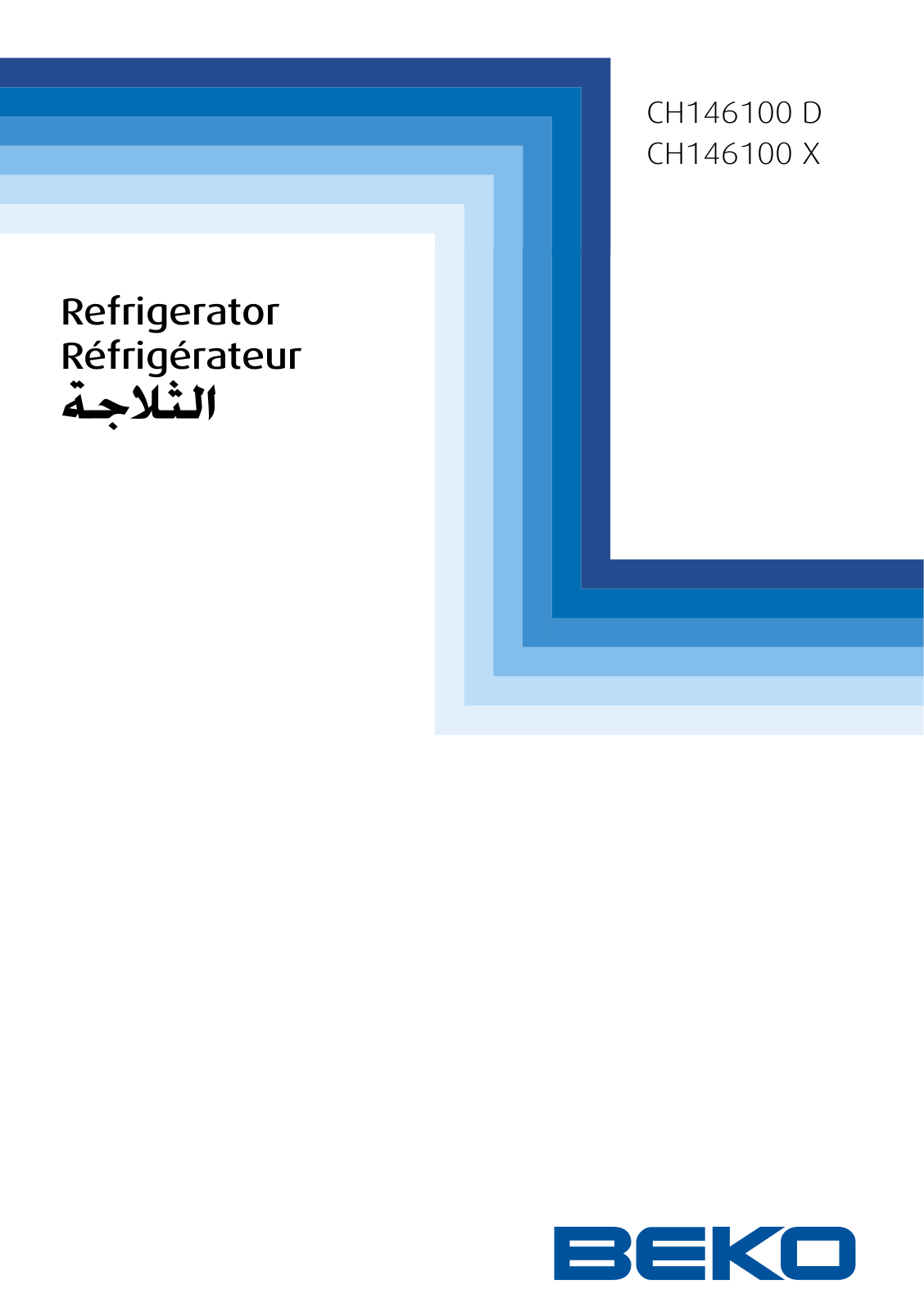 Beko CH146100 D, CH146100 X User manual