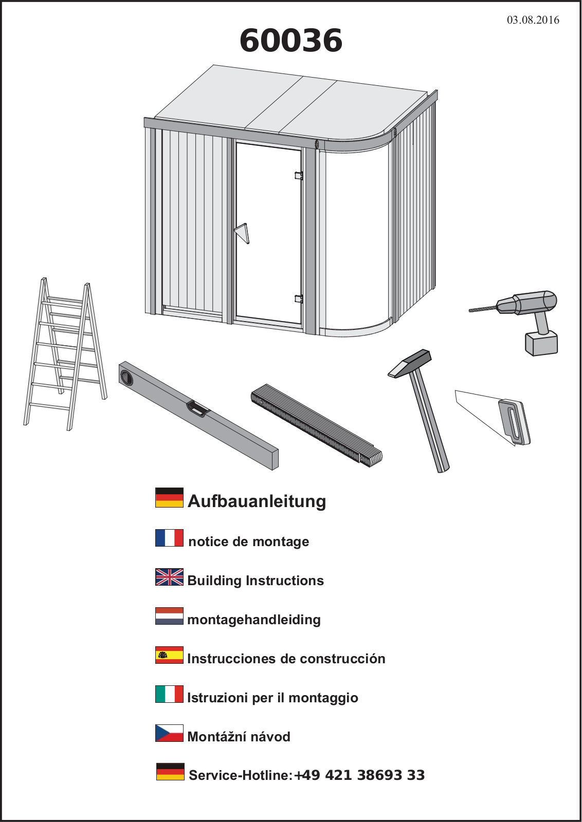 Karibu 60036 Assembly instructions