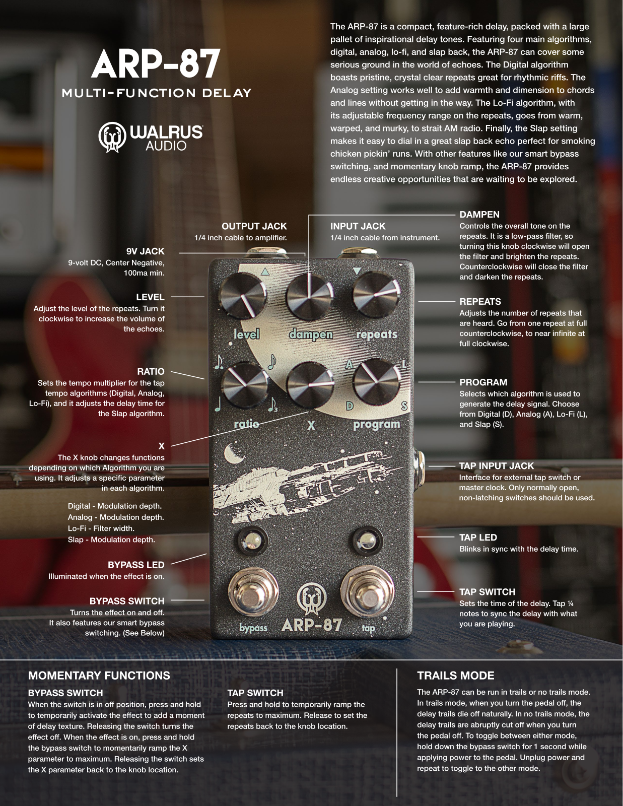 Walrus Audio ARP-87 User manual